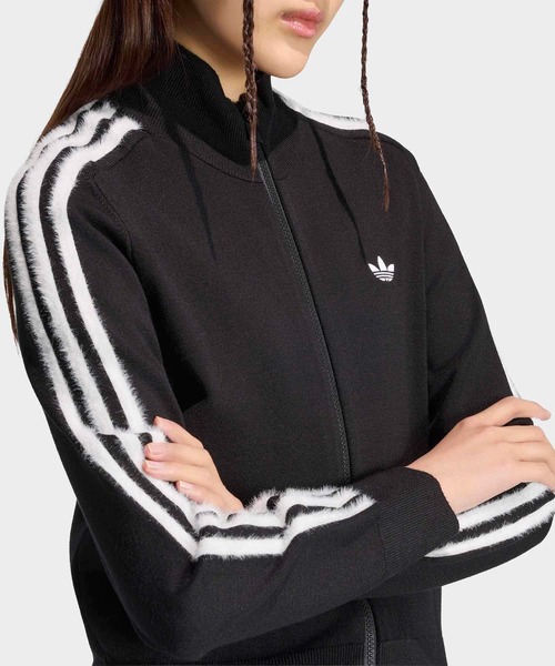 adidas(アディダス)の「ニット ファイヤーバード トラックトップ / ジャージ / トラックジャケット / アディダスオリジナルス adidas Originals(ジャージ・レディース・イエロー/ブルー/ブラック・LARGE/XX-LARGE/X-SMALL/SMALL/MEDIUM/X-LARGE)」の9枚目の写真