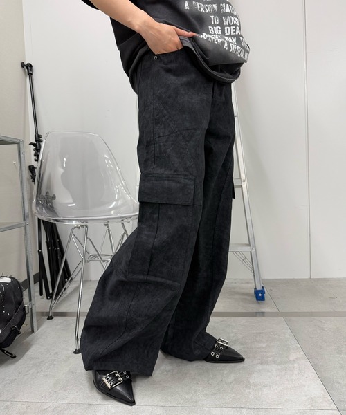Figments(フィグメンツ)の「ダイングカーゴパンツ(その他パンツ・レディース・グレー/ブラック・SMALL/MEDIUM/LARGE)」の18枚目の写真