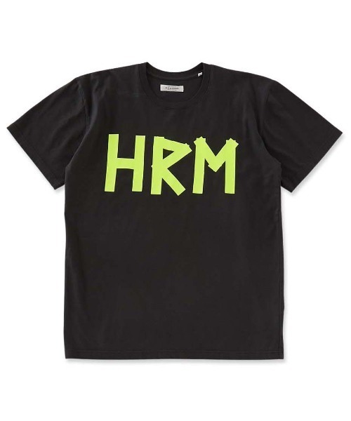 HOLLYWOOD RANCH MARKET(ハリウッドランチマーケット)の「HRM ショートスリーブTシャツ(Tシャツ/カットソー・メンズ・チャコール/ホワイト・XL/S/L/M)」の1枚目の写真
