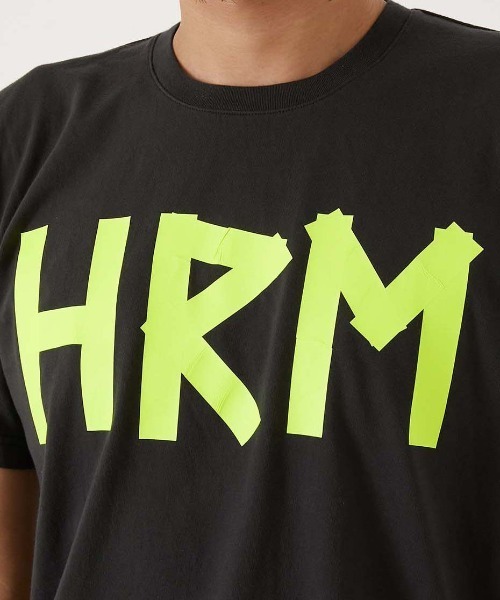 HOLLYWOOD RANCH MARKET(ハリウッドランチマーケット)の「HRM ショートスリーブTシャツ(Tシャツ/カットソー・メンズ・チャコール/ホワイト・XL/S/L/M)」の8枚目の写真