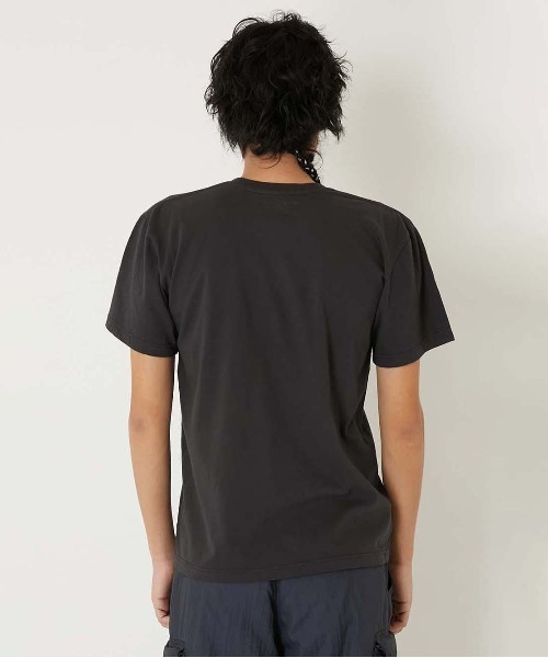HOLLYWOOD RANCH MARKET(ハリウッドランチマーケット)の「HRM ショートスリーブTシャツ(Tシャツ/カットソー・メンズ・チャコール/ホワイト・XL/S/L/M)」の7枚目の写真