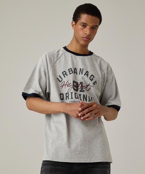 URBANAGE(アーバンエイジ)の「ハイストリートリンガーナグランオーバー半袖グレー(Tシャツ/カットソー・メンズ・その他・MEDIUM/LARGE)」の13枚目の写真
