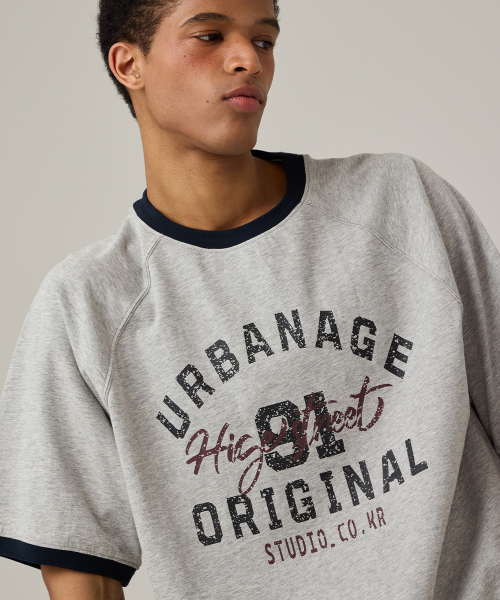 URBANAGE(アーバンエイジ)の「ハイストリートリンガーナグランオーバー半袖グレー(Tシャツ/カットソー・メンズ・その他・MEDIUM/LARGE)」の11枚目の写真