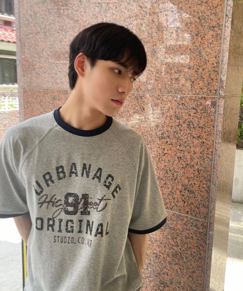 URBANAGE(アーバンエイジ)の「ハイストリートリンガーナグランオーバー半袖グレー(Tシャツ/カットソー・メンズ・その他・MEDIUM/LARGE)」の9枚目の写真