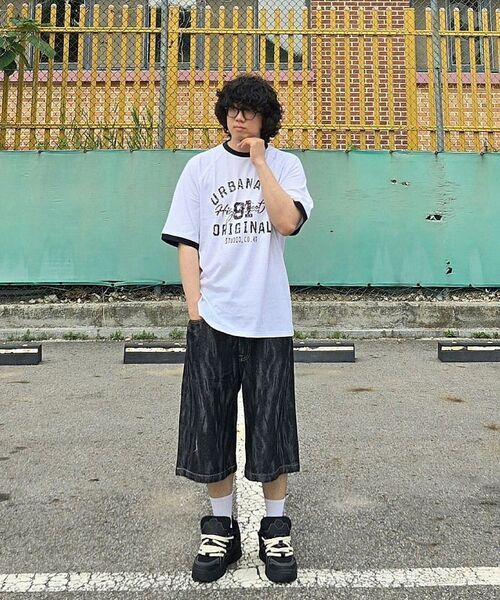 URBANAGE(アーバンエイジ)の「ハイストリートリンガーナグランオーバー半袖グレー(Tシャツ/カットソー・メンズ・その他・MEDIUM/LARGE)」の6枚目の写真