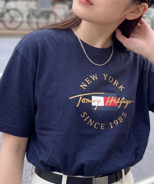 TOMMY HILFIGER（トミーヒルフィガー）の「【TOMMY HILFIGER】Tシャツ 09T4510（Tシャツ/カットソー・レディース・ホワイト/レッド/ネイビー・M/L/XL/S）」の16枚目の写真