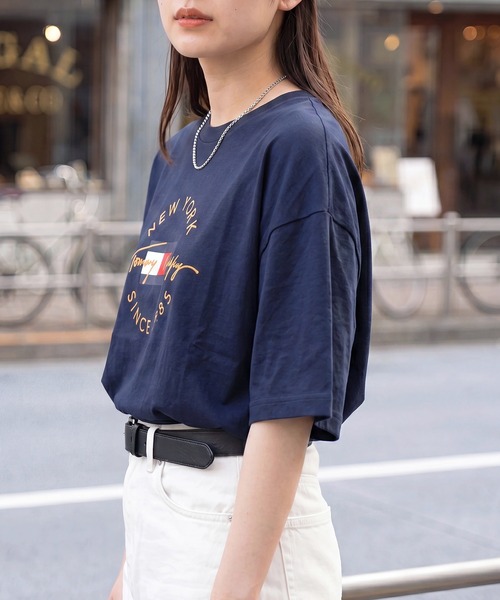 TOMMY HILFIGER（トミーヒルフィガー）の「【TOMMY HILFIGER】Tシャツ 09T4510（Tシャツ/カットソー・レディース・ホワイト/レッド/ネイビー・M/L/XL/S）」の18枚目の写真