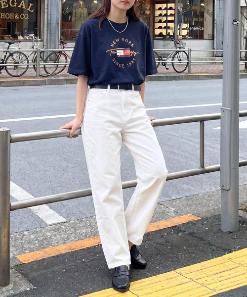 TOMMY HILFIGER（トミーヒルフィガー）の「【TOMMY HILFIGER】Tシャツ 09T4510（Tシャツ/カットソー・レディース・ホワイト/レッド/ネイビー・M/L/XL/S）」の20枚目の写真