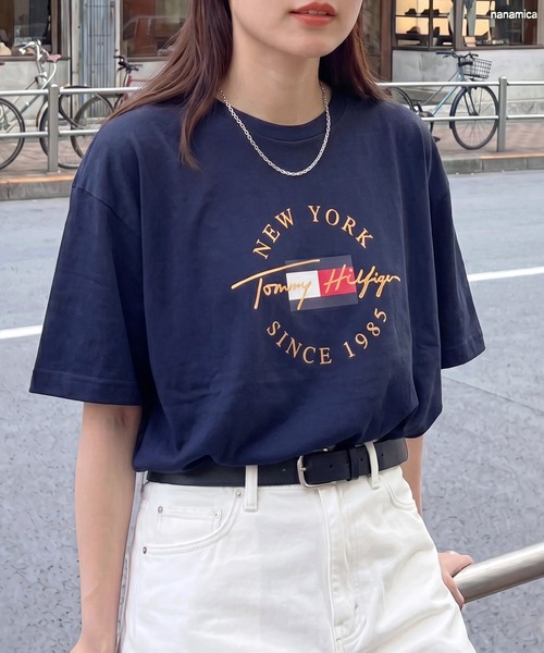 TOMMY HILFIGER（トミーヒルフィガー）の「【TOMMY HILFIGER】Tシャツ 09T4510（Tシャツ/カットソー・レディース・ホワイト/レッド/ネイビー・M/L/XL/S）」の17枚目の写真
