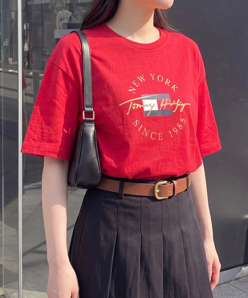 TOMMY HILFIGER（トミーヒルフィガー）の「【TOMMY HILFIGER】Tシャツ 09T4510（Tシャツ/カットソー・レディース・ホワイト/レッド/ネイビー・M/L/XL/S）」の21枚目の写真