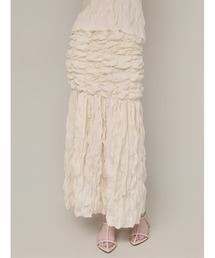 petal texture skirt