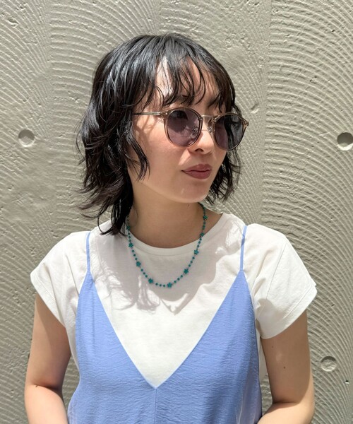 fredy emue(フレディエミュ)の「メタルテンプルボストンサングラス(サングラス・レディース・ブラウン系その他/グレー系その他・FREE)」の11枚目の写真