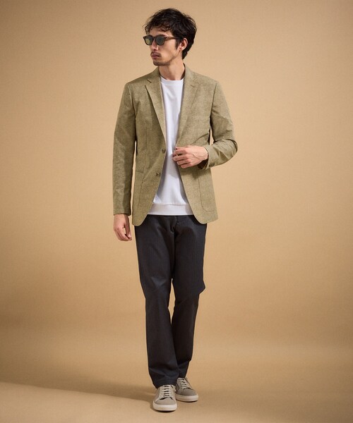 TAKEO KIKUCHI(タケオキクチ)の「COOL DOTS(R)テーラードジャケット(テーラードジャケット・メンズ・ブラック/ベージュ/ブルー系その他/ブルー/ライトグレー・02/03/01/04)」の14枚目の写真