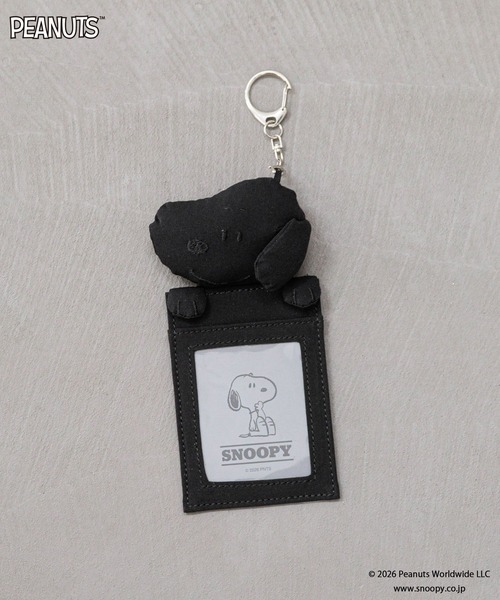 LOWRYS FARM（ローリーズファーム）の「【SNOOPY】ぬいカードケース　669458/GOODS（カードケース・レディース・ベージュ/ブラック/ホワイト・FREE）」の2枚目の写真