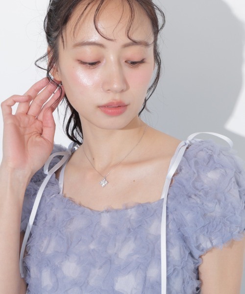 JILL by JILL STUART(ジルバイジルスチュアート)の「フラワーチュールペプラムブラウス(シャツ/ブラウス・レディース・ブルー/ホワイト/オレンジ・FREE)」の15枚目の写真