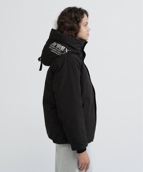 AVIREX(アヴィレックス)の「《WEB&DEPOT限定》MILITARY FUNCTION DOWN Ⅱ(ダウンジャケット/コート・キッズ・ブラック/グリーン系その他/ベージュ/ライトグレー・F)」の8枚目の写真