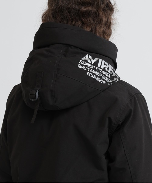 AVIREX(アヴィレックス)の「《WEB&DEPOT限定》MILITARY FUNCTION DOWN Ⅱ(ダウンジャケット/コート・キッズ・ブラック/グリーン系その他/ベージュ/ライトグレー・F)」の10枚目の写真