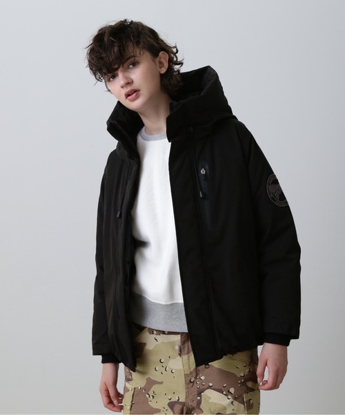 AVIREX(アヴィレックス)の「《WEB&DEPOT限定》MILITARY FUNCTION DOWN Ⅱ(ダウンジャケット/コート・キッズ・ブラック/グリーン系その他/ベージュ/ライトグレー・F)」の13枚目の写真