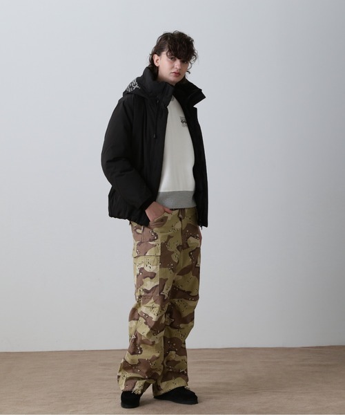 AVIREX(アヴィレックス)の「《WEB&DEPOT限定》MILITARY FUNCTION DOWN Ⅱ(ダウンジャケット/コート・キッズ・ブラック/グリーン系その他/ベージュ/ライトグレー・F)」の14枚目の写真