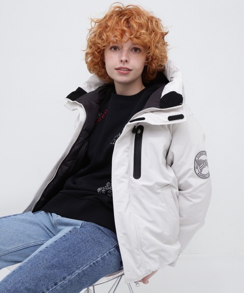 AVIREX(アヴィレックス)の「《WEB&DEPOT限定》MILITARY FUNCTION DOWN Ⅱ(ダウンジャケット/コート・キッズ・ブラック/グリーン系その他/ベージュ/ライトグレー・F)」の17枚目の写真