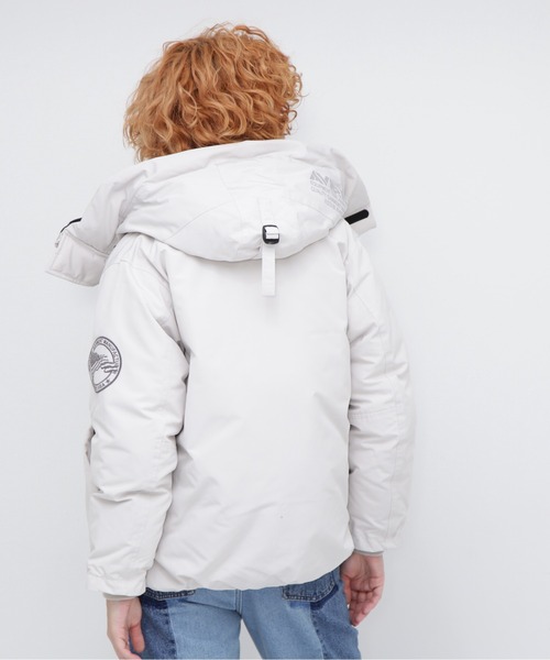 AVIREX(アヴィレックス)の「《WEB&DEPOT限定》MILITARY FUNCTION DOWN Ⅱ(ダウンジャケット/コート・キッズ・ブラック/グリーン系その他/ベージュ/ライトグレー・F)」の20枚目の写真