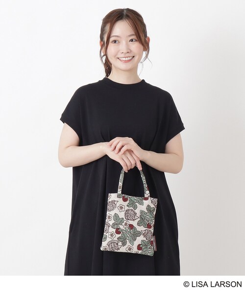 one'sterrace(ワンズテラス)の「LISA LARSON リサ・ラーソン ミニトート 26AW(トートバッグ・レディース・レッド系9/グリーン系その他6・99)」の4枚目の写真