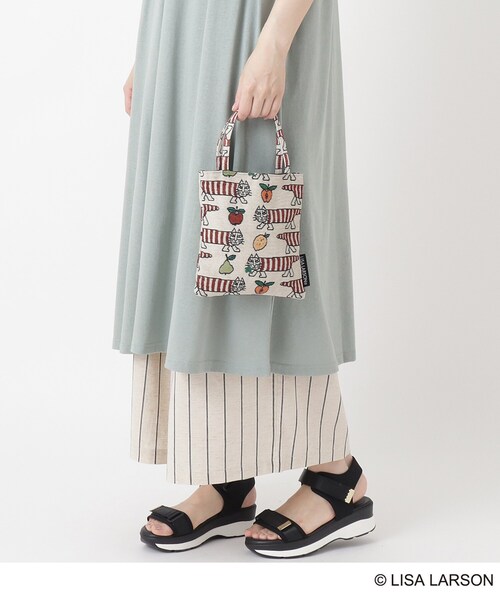 one'sterrace(ワンズテラス)の「LISA LARSON リサ・ラーソン ミニトート 26AW(トートバッグ・レディース・レッド系9/グリーン系その他6・99)」の6枚目の写真