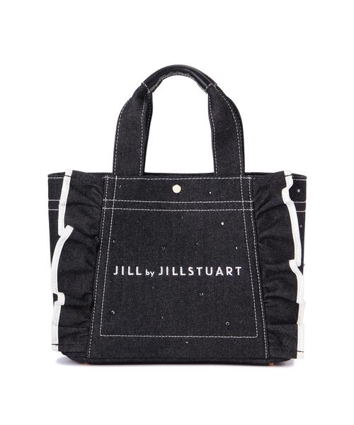 JILL by JILL STUART(ジルバイジルスチュアート)の「【新色追加】ビジューフリルトート(トートバッグ・レディース・ブルー/ブラック系その他/ホワイト/ピンク・FREE)」の13枚目の写真