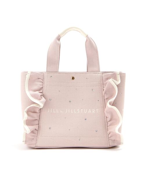 JILL by JILL STUART(ジルバイジルスチュアート)の「【新色追加】ビジューフリルトート(トートバッグ・レディース・ブルー/ブラック系その他/ホワイト/ピンク・FREE)」の21枚目の写真