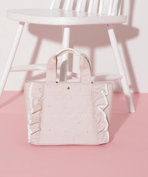 JILL by JILL STUART(ジルバイジルスチュアート)の「【新色追加】ビジューフリルトート(トートバッグ・レディース・ブルー/ブラック系その他/ホワイト/ピンク・FREE)」の22枚目の写真
