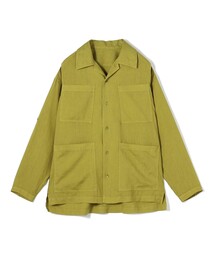 リネンブロード 4ポケットサファリシャツ