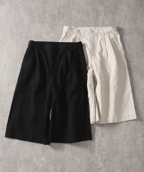 JOURNAL STANDARD J.S HOMESTEAD(ジャーナルスタンダードホームステッド)の「J.S.Homestead / キュロット クォーター パンツ(その他パンツ・メンズ・アイボリー/ブラック・LARGE/MEDIUM)」の11枚目の写真