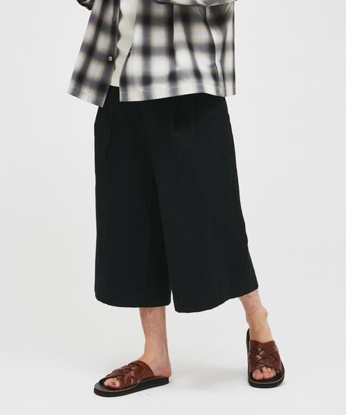 JOURNAL STANDARD J.S HOMESTEAD(ジャーナルスタンダードホームステッド)の「J.S.Homestead / キュロット クォーター パンツ(その他パンツ・メンズ・アイボリー/ブラック・LARGE/MEDIUM)」の17枚目の写真