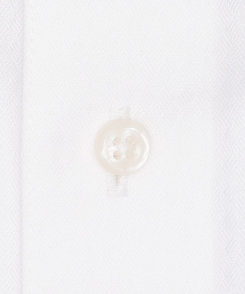 TOKYO SHIRTS（トウキョウシャツ）の「【超形態安定】【吸水速乾】  形態安定ノンアイロン ボタンダウン 半袖ビジネスワイシャツ（ビジネスシャツ・メンズ・ホワイト・首回り37cm/首回り39cm/首回り41cm/首回り42cm/首回り43cm）」の4枚目の写真