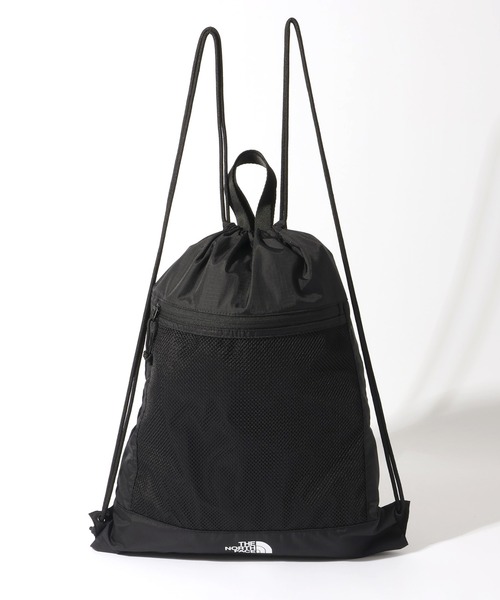 THE NORTH FACE(ザノースフェイス)の「【THE NORTH FACE/ザノースフェイス】STANDARD MULTI BAG/ スタンダード マルチバッグ ナップサック(バックパック/リュック・メンズ・ブラック・FREE)」の2枚目の写真