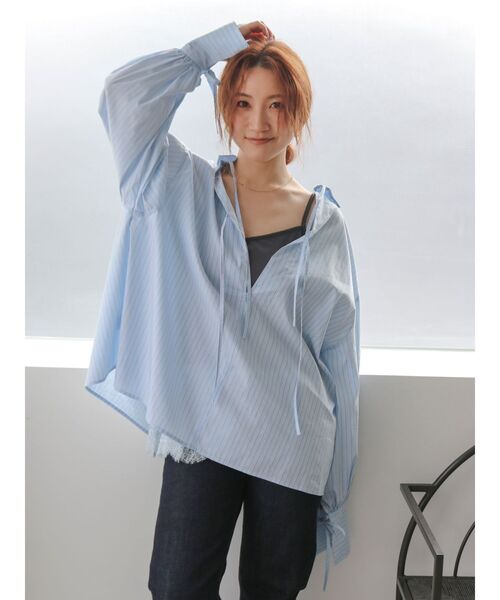 Ungrid(アングリッド)の「レースコンビキャミトップス(キャミソール・レディース・チャコールグレー/ブラウン/アイボリー・FREE)」の1枚目の写真