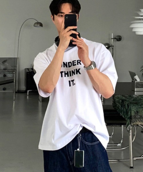 NOWLE(ノウル)の「【NOWLE】メッセージロゴ プリント クルーネック 半袖 Tシャツ(Tシャツ/カットソー・メンズ・ホワイト/オートミール・X-LARGE/MEDIUM/LARGE)」の5枚目の写真