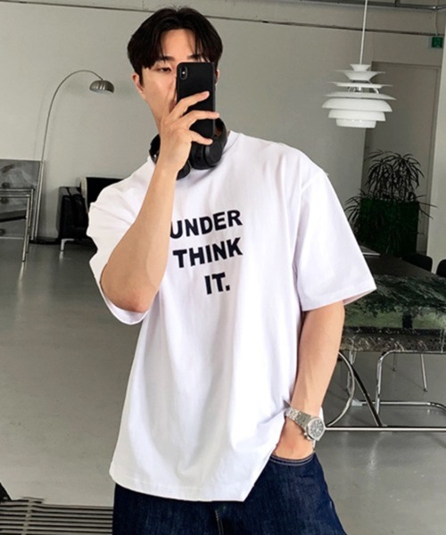 NOWLE(ノウル)の「【NOWLE】メッセージロゴ プリント クルーネック 半袖 Tシャツ(Tシャツ/カットソー・メンズ・ホワイト/オートミール・X-LARGE/MEDIUM/LARGE)」の6枚目の写真