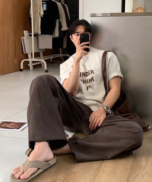 NOWLE(ノウル)の「【NOWLE】メッセージロゴ プリント クルーネック 半袖 Tシャツ(Tシャツ/カットソー・メンズ・ホワイト/オートミール・X-LARGE/MEDIUM/LARGE)」の17枚目の写真