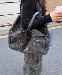 ドット ナイロンボストンバッグ