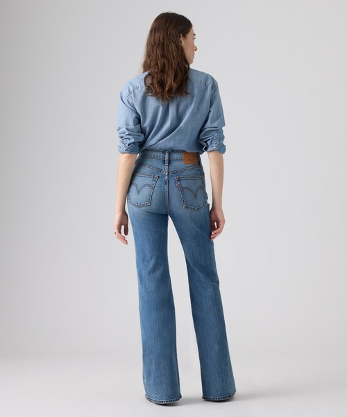 Levi's(リーバイス)の「Levi's/リーバイス RIBCAGE FLARE ジーンズ(デニムパンツ・レディース・ブルー・23inch)」の4枚目の写真