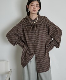 ストールセットチェックシャツ