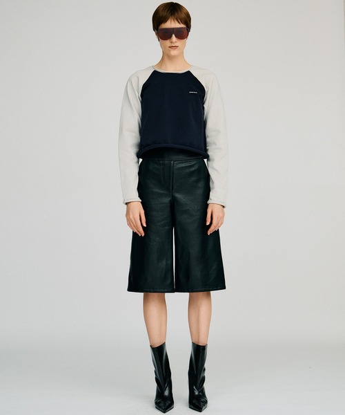 PRANK PROJECT(プランクプロジェクト)の「【2026Autumn Pre-Order】シンセティックレザーハーフパンツ / Synthetic Leather Half Pants(その他パンツ・レディース・ブラウン/ブラック/マルチ・38/36)」の16枚目の写真