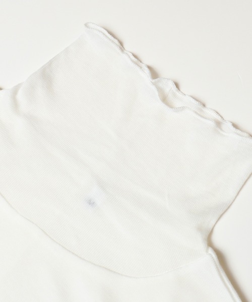 coca(coca)(コカ)の「シアーメロウインナートップス(Tシャツ/カットソー・レディース・アイボリー/グレー・L/M/S)」の6枚目の写真