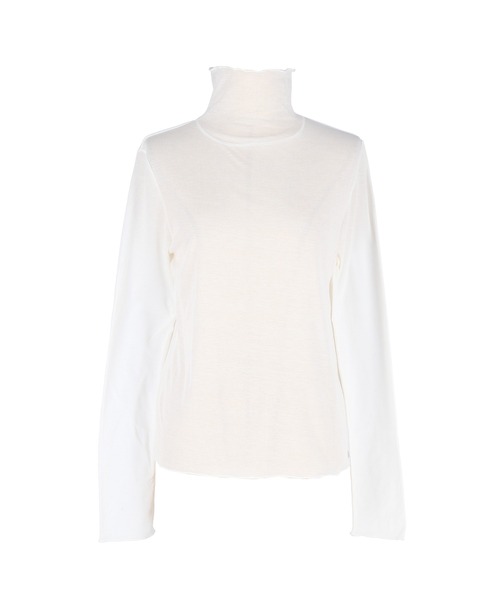 coca(coca)(コカ)の「シアーメロウインナートップス(Tシャツ/カットソー・レディース・アイボリー/グレー・L/M/S)」の8枚目の写真