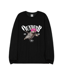 ジャンプキャット_オーバーサイズ_ロングスリーブ [ブラック]