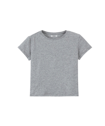 Basic Color T-shirts Melange Gray