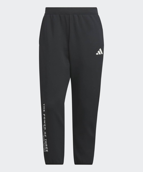 adidas(アディダス)の「アディダスアダプテーション レギュラーフィット アンクル丈 オープンヘムパンツ / アディダス adidas(スウェットパンツ・メンズ・ブラック・XX-LARGE/3XL/LARGE/MEDIUM/SMALL/X-LARGE/X-SMALL)」の4枚目の写真