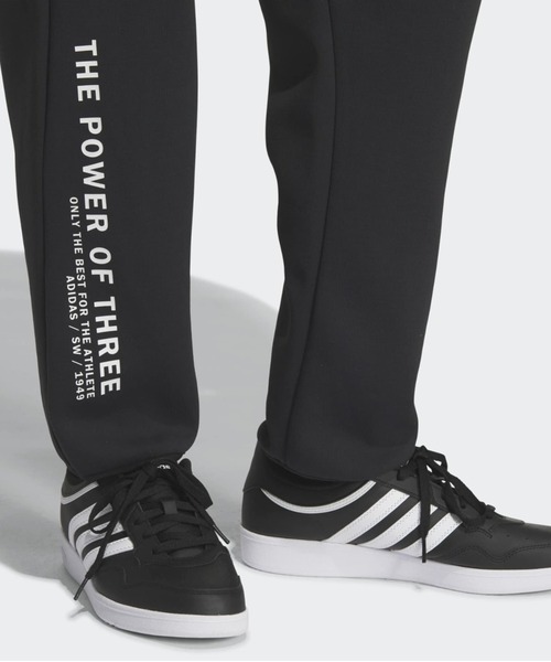 adidas(アディダス)の「アディダスアダプテーション レギュラーフィット アンクル丈 オープンヘムパンツ / アディダス adidas(スウェットパンツ・メンズ・ブラック・XX-LARGE/3XL/LARGE/MEDIUM/SMALL/X-LARGE/X-SMALL)」の5枚目の写真
