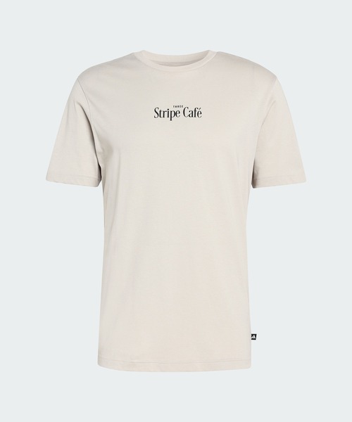 adidas(アディダス)の「コーヒー カフェ ドーナッツ ボックス グラフィックTシャツ / アディダス adidas(Tシャツ/カットソー・メンズ・ベージュ・XX-LARGE/3XL/LARGE/MEDIUM/SMALL/X-LARGE/X-SMALL)」の6枚目の写真
